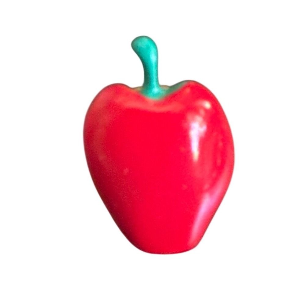 Vintage Jubilee Red Enamel Apple Pin Gold Tone Fruit Teacher Gift Lapel Hat Tie